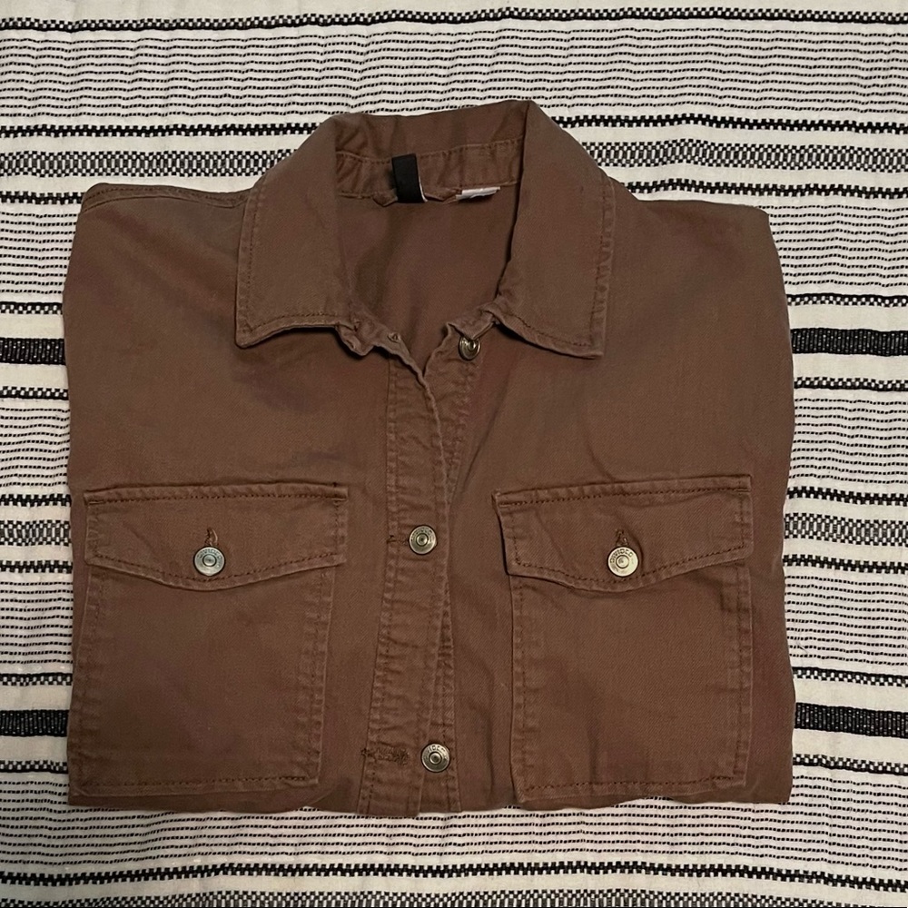 H&M Brown Shacket - Picture 2 of 2